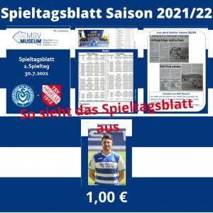 Spieltagsblatt
